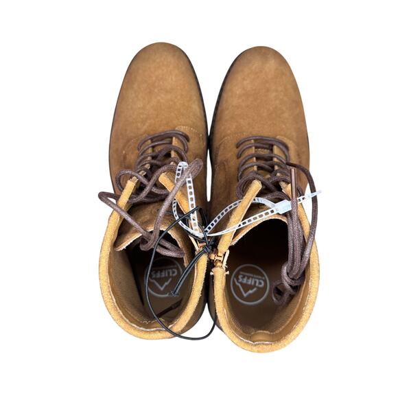 NEW Cliffs White Mountain Boots Mens Size 10M Brown Lace Up Combat Faux Suede main image 6